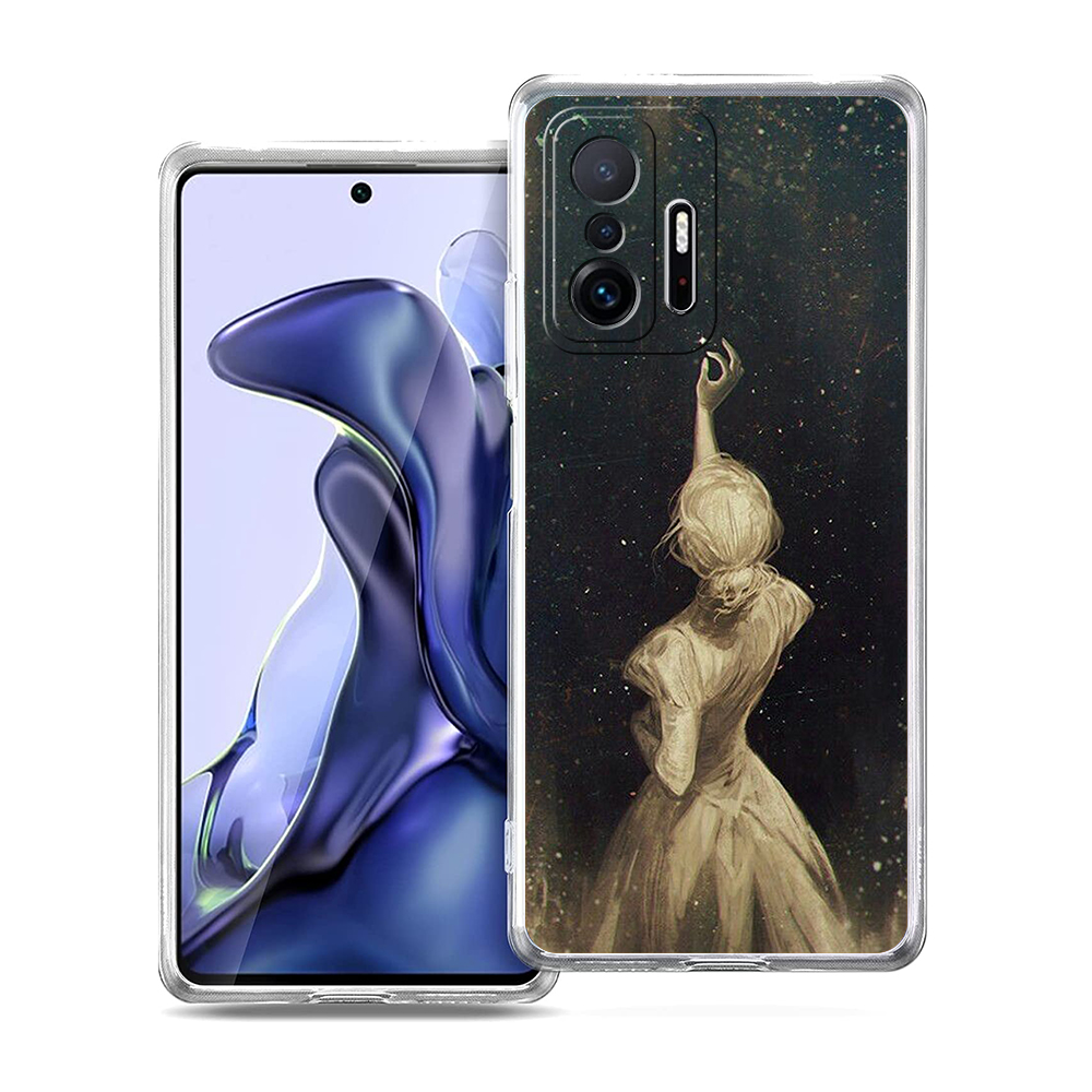 Xiaomi Poco X6 - Casing Ponsel Transparan Dreamy Lonely Girl