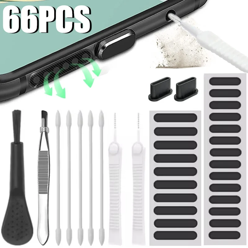 Dust Removal Sticker - Kit Pembersih Port Pengisian Daya Ponsel,