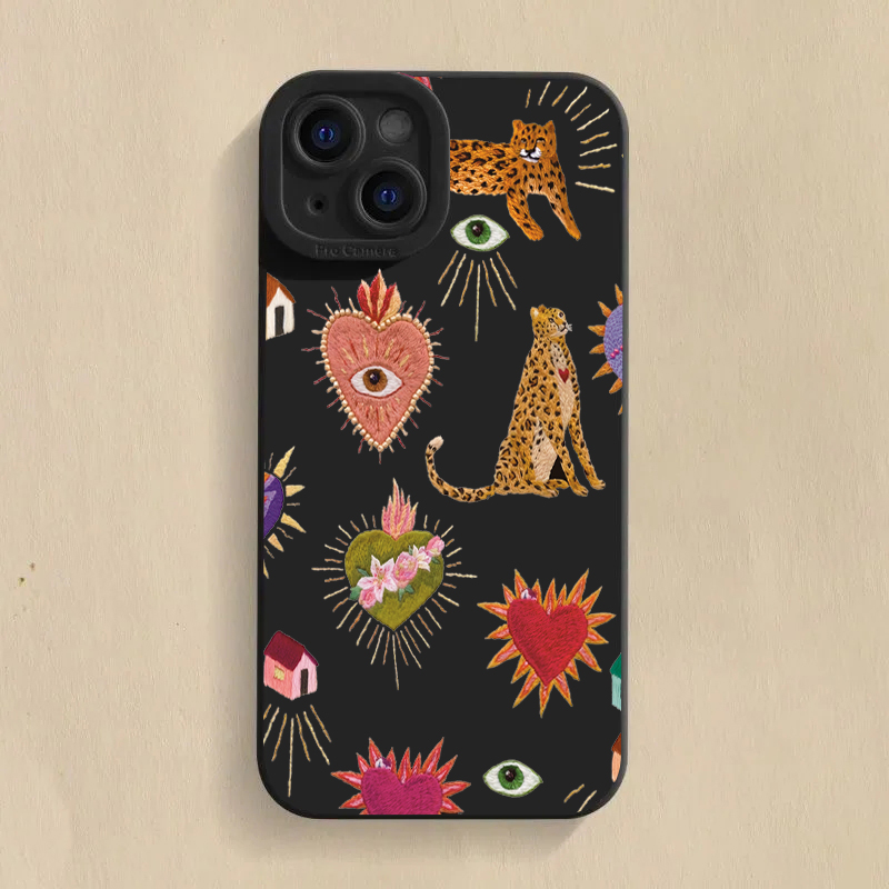 Casing Ponsel Motif Mata Leopa - Samsung Galaxy A55 ulasan dan harga