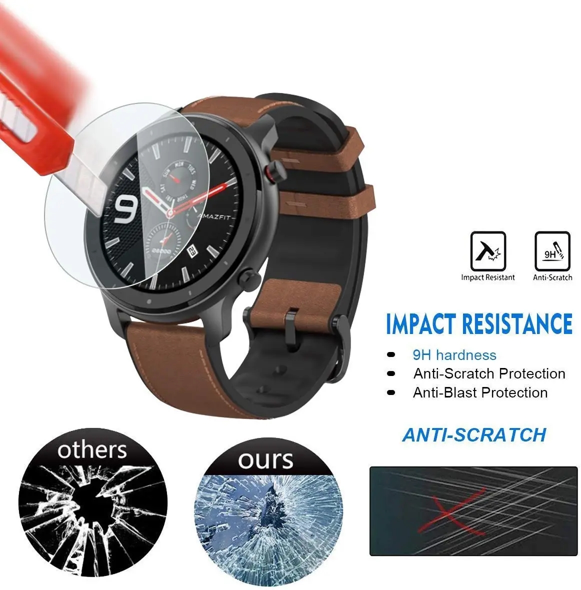 9H kaca Tempered Film untuk Am - Tempered Glass Screen 9H ulasan dan harga